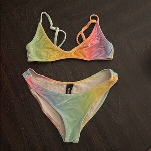 Maia Rainbow Triangl Bikini XS top, S bottom